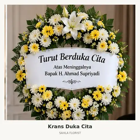 Krans Bunga Duka Parigi Moutong
